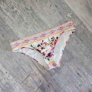 ANTONIO MELANI WHITE FLORAL BIKINI BOTTOM